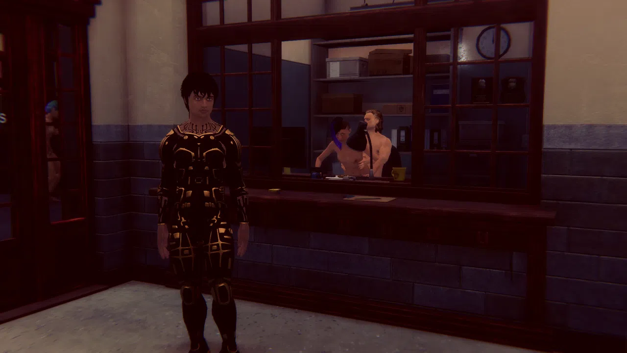 Cyberpunk men for Fuck in police Screenshot 9