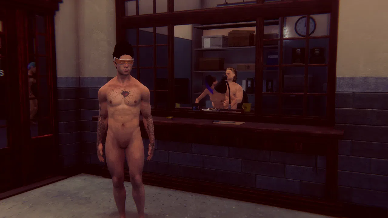 Cyberpunk men for Fuck in police Screenshot 15