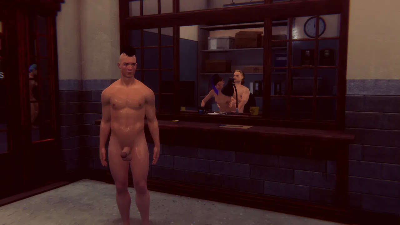 Cyberpunk men for Fuck in police Screenshot 10