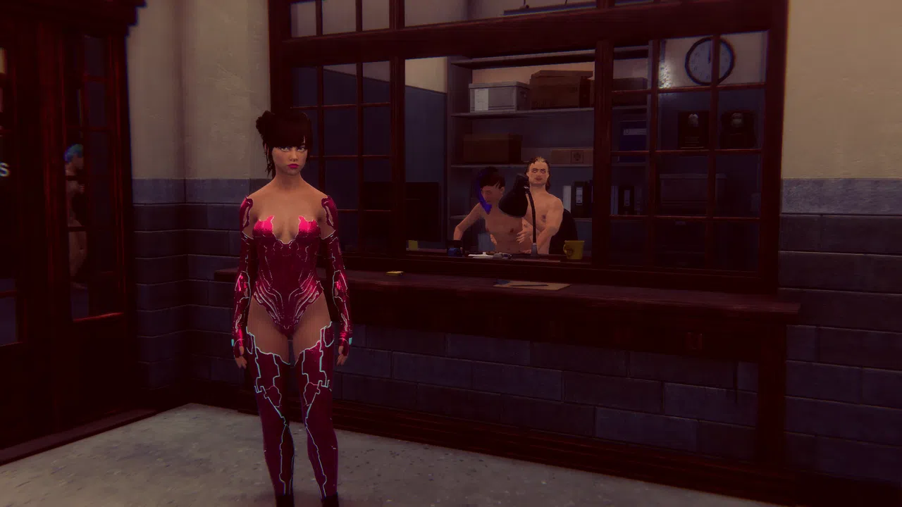 Cyberpunk women for Fuck in police Screenshot 18