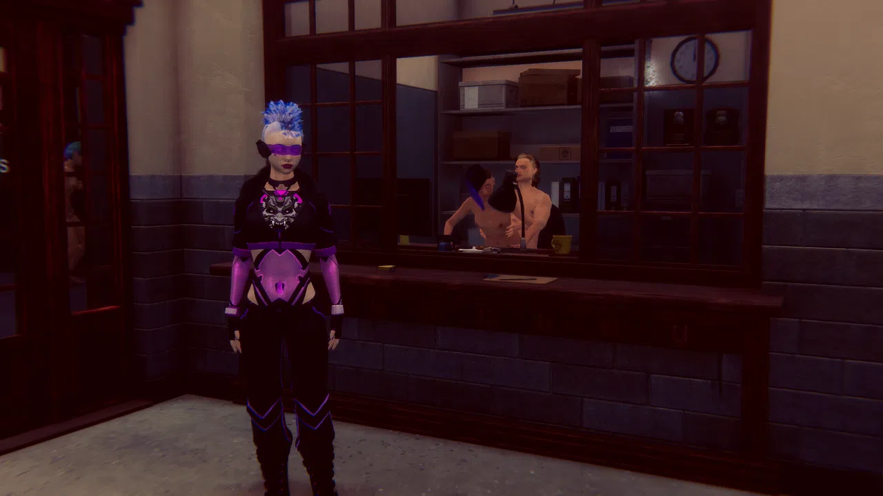 Cyberpunk women for Fuck in police Screenshot 11