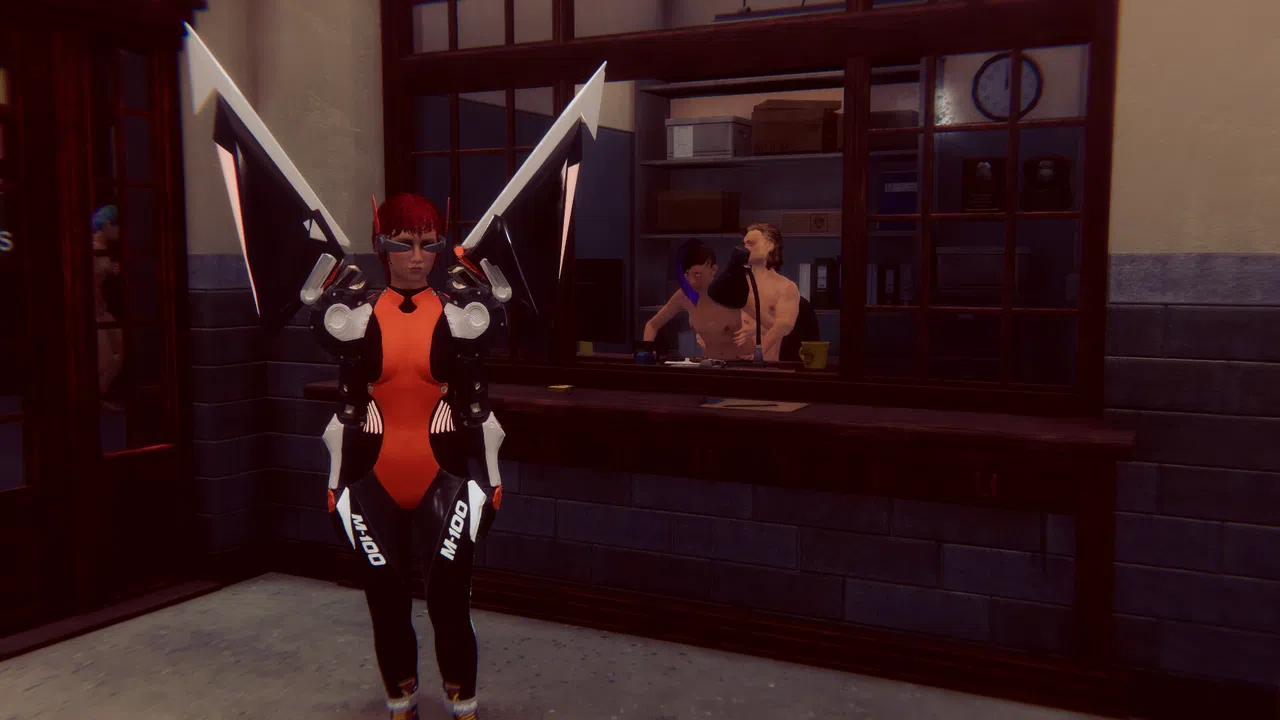 Cyberpunk women for Fuck in police Screenshot 5