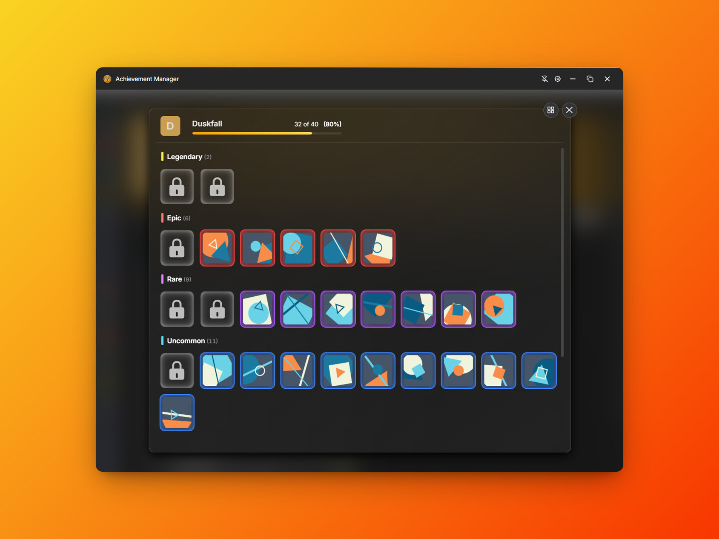 Achievement Manager Screenshot 5