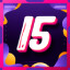 Level 15 icon