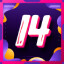 Level 14 icon