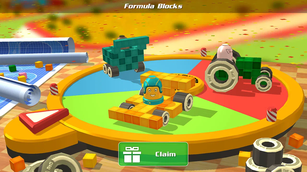Pixel Car Racing: Blocky Crash Screenshot 1