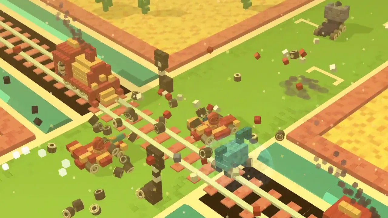 Pixel Car Racing: Blocky Crash Screenshot 4