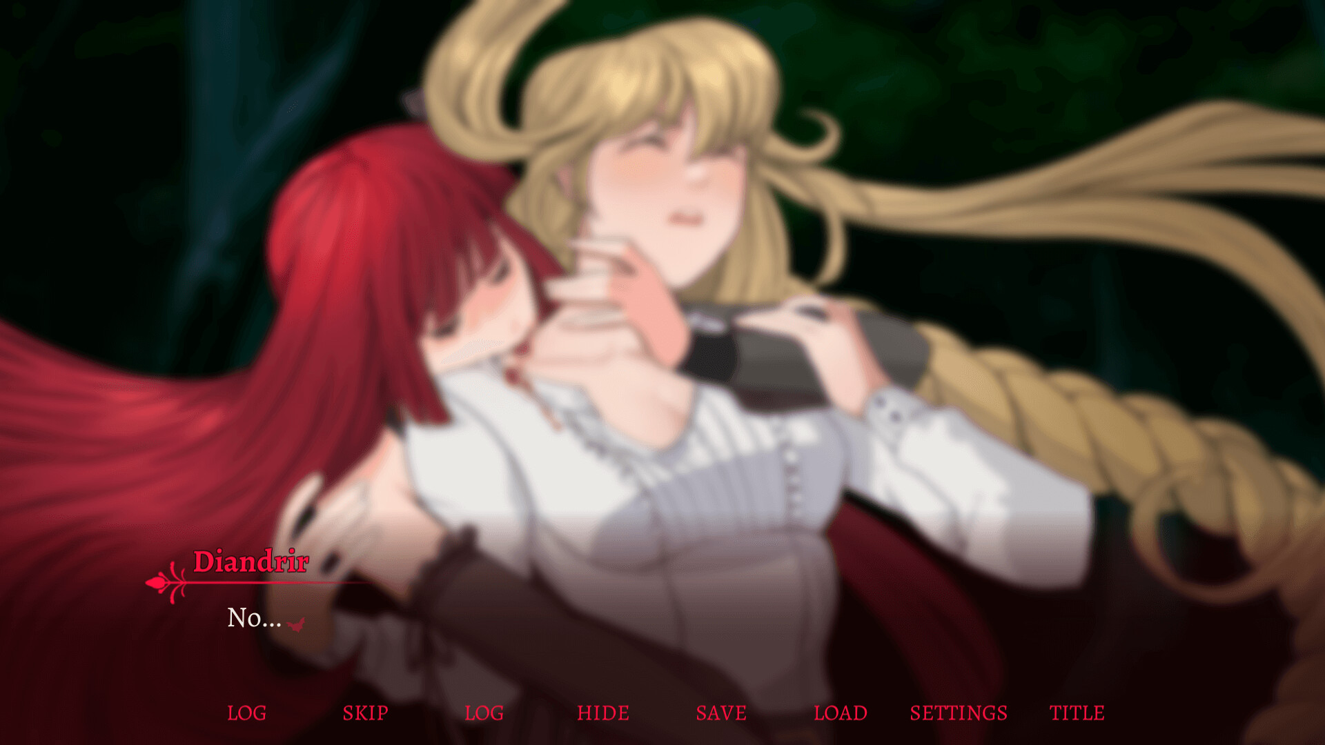 Crimson Song - Yuri Visual Novel Screenshot 1