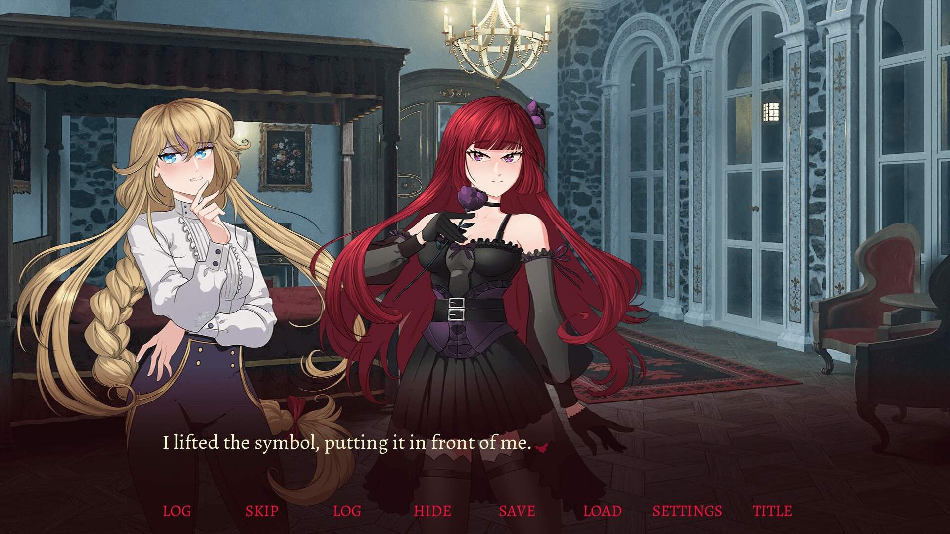 Crimson Song - Yuri Visual Novel Screenshot 2