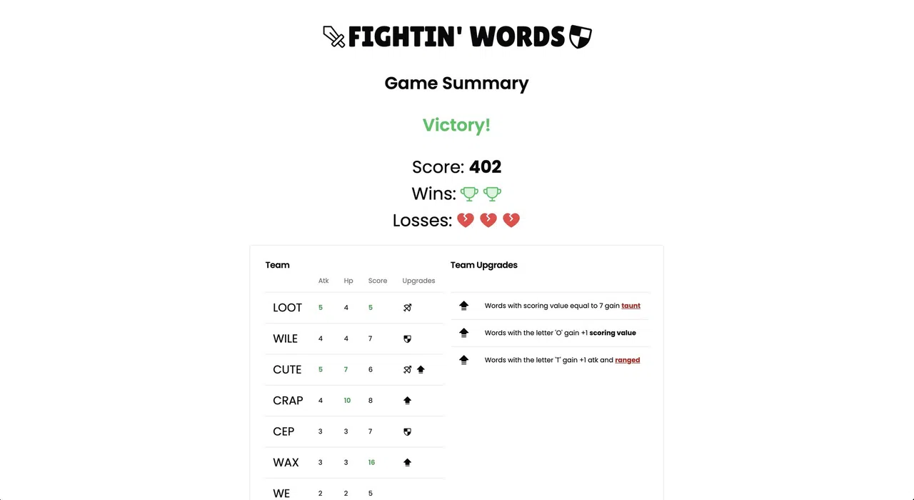 Fightin' Words Screenshot 4