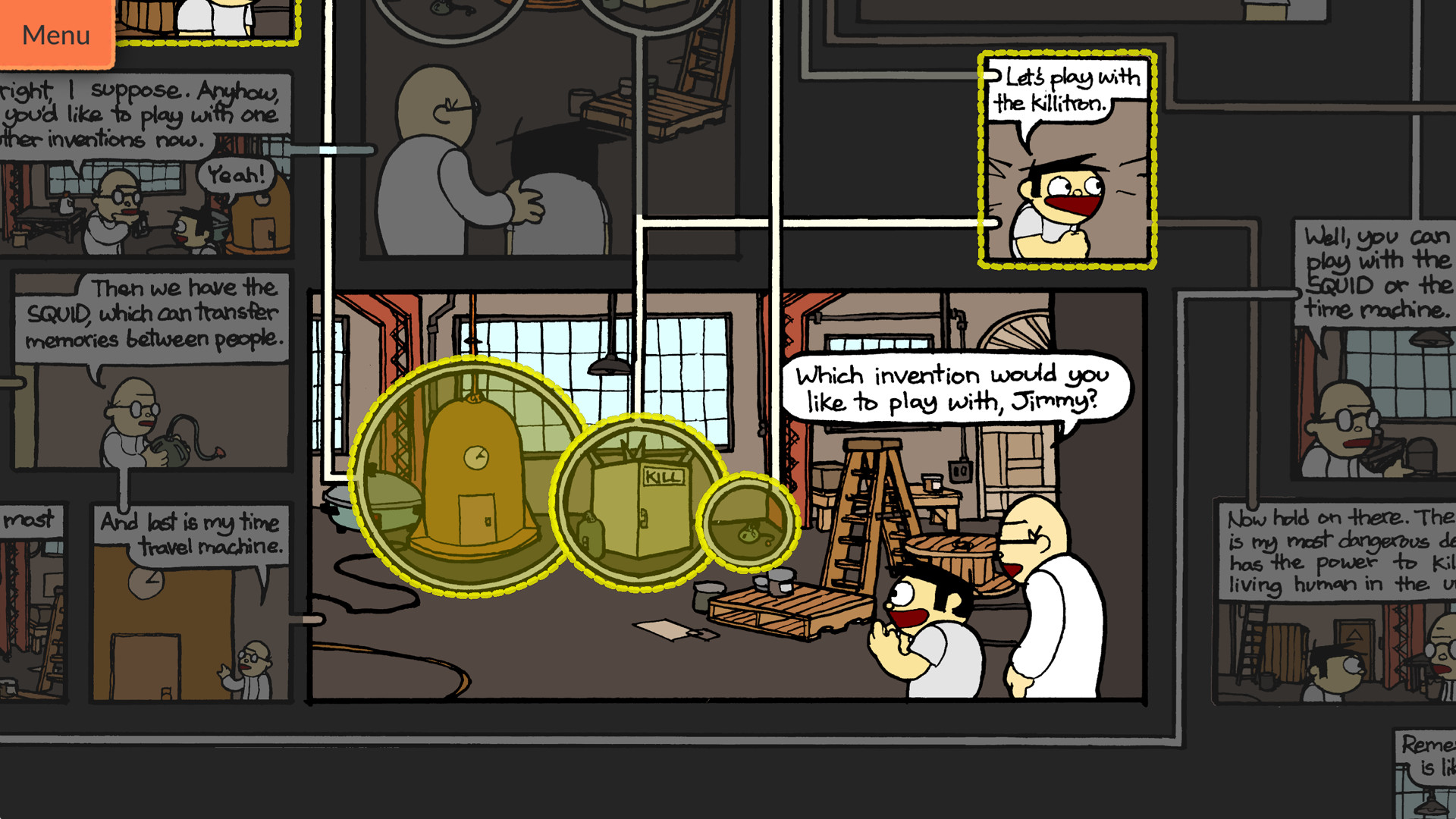 Meanwhile: An Interactive Comic Book Screenshot 2