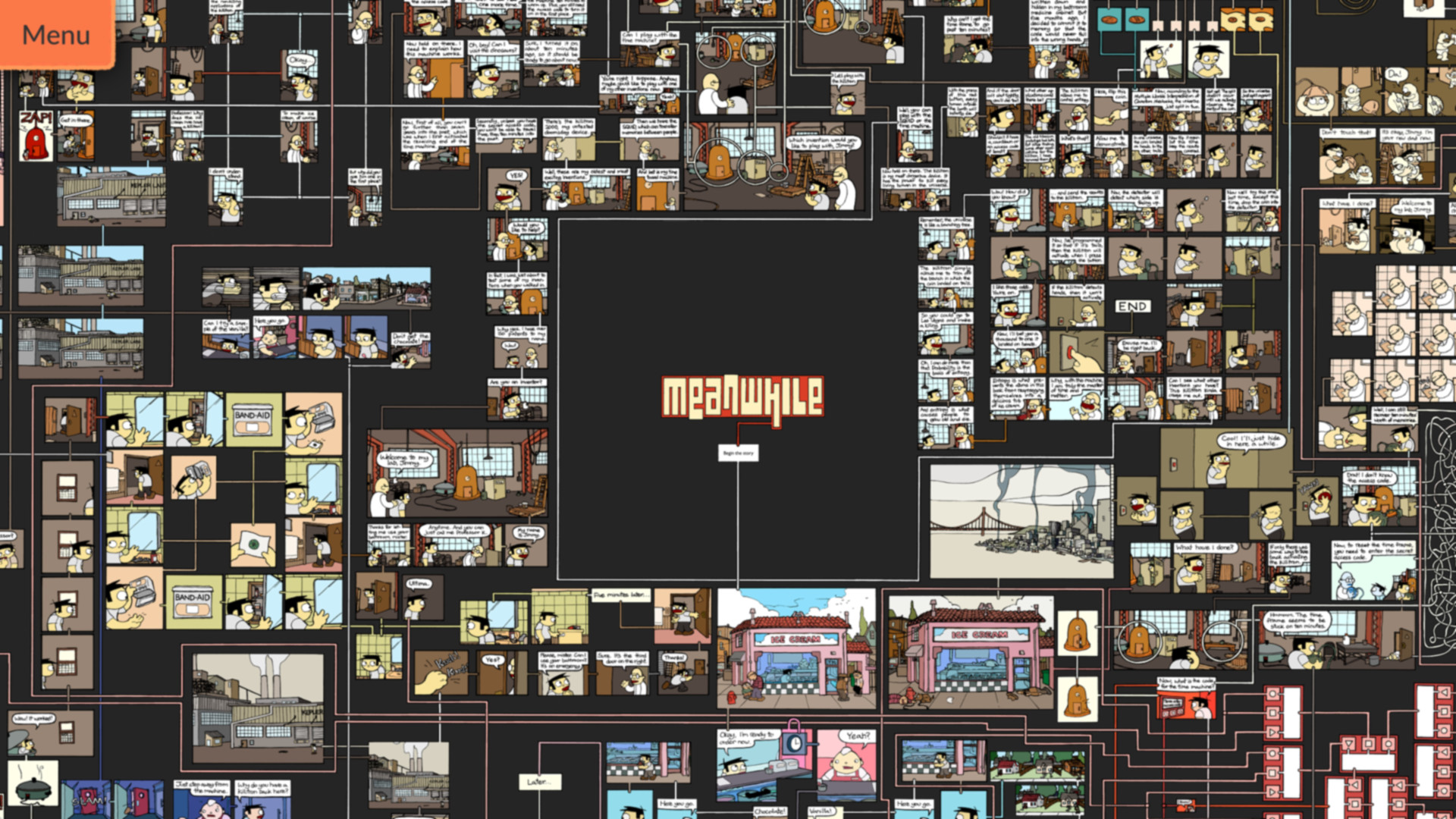 Meanwhile: An Interactive Comic Book Screenshot 4