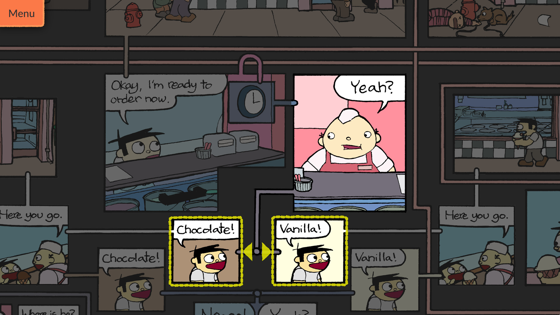 Meanwhile: An Interactive Comic Book Screenshot 1