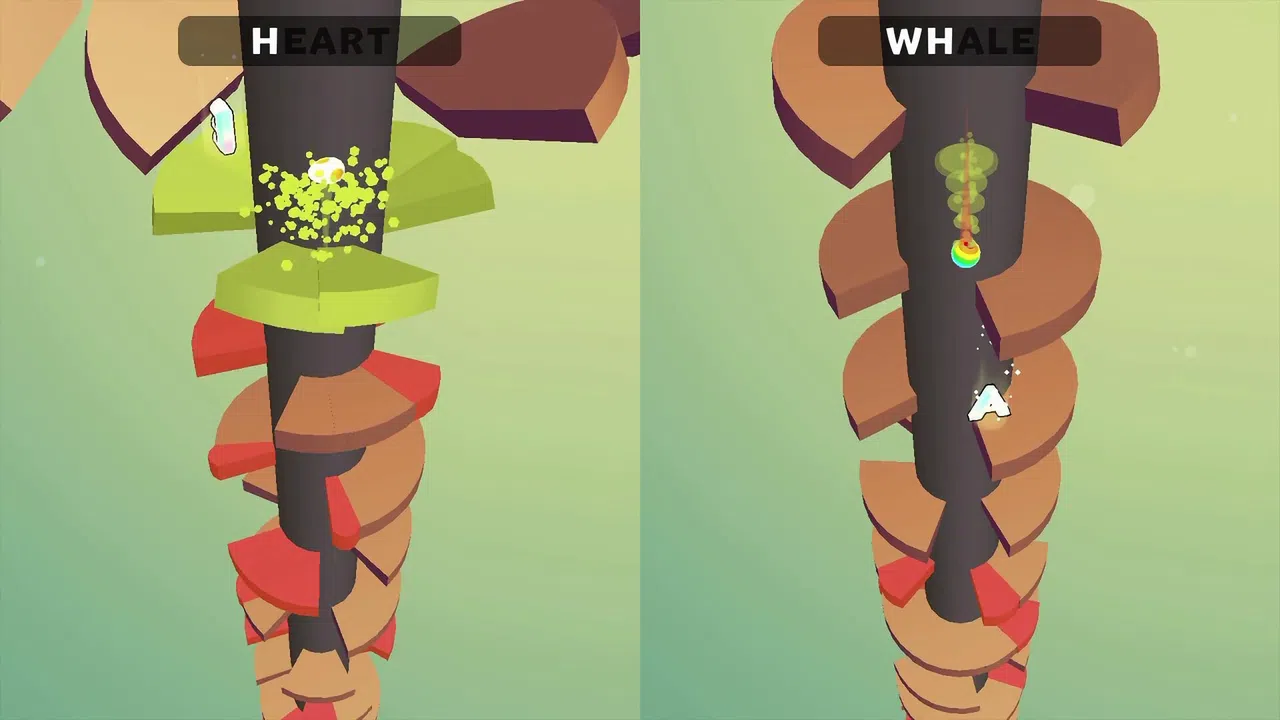 Helix Jump: Letter Madness Screenshot 1