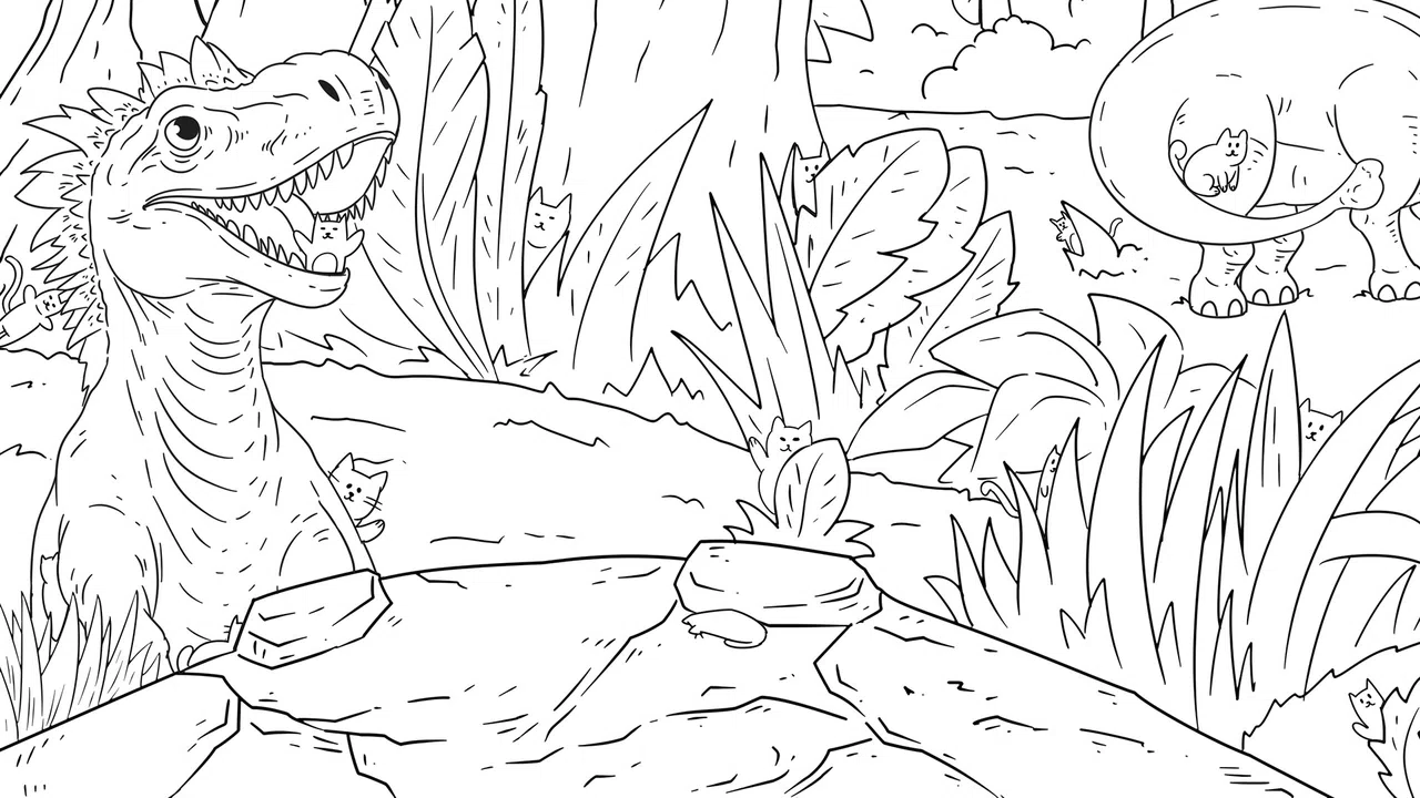 Dino Cats Screenshot 1