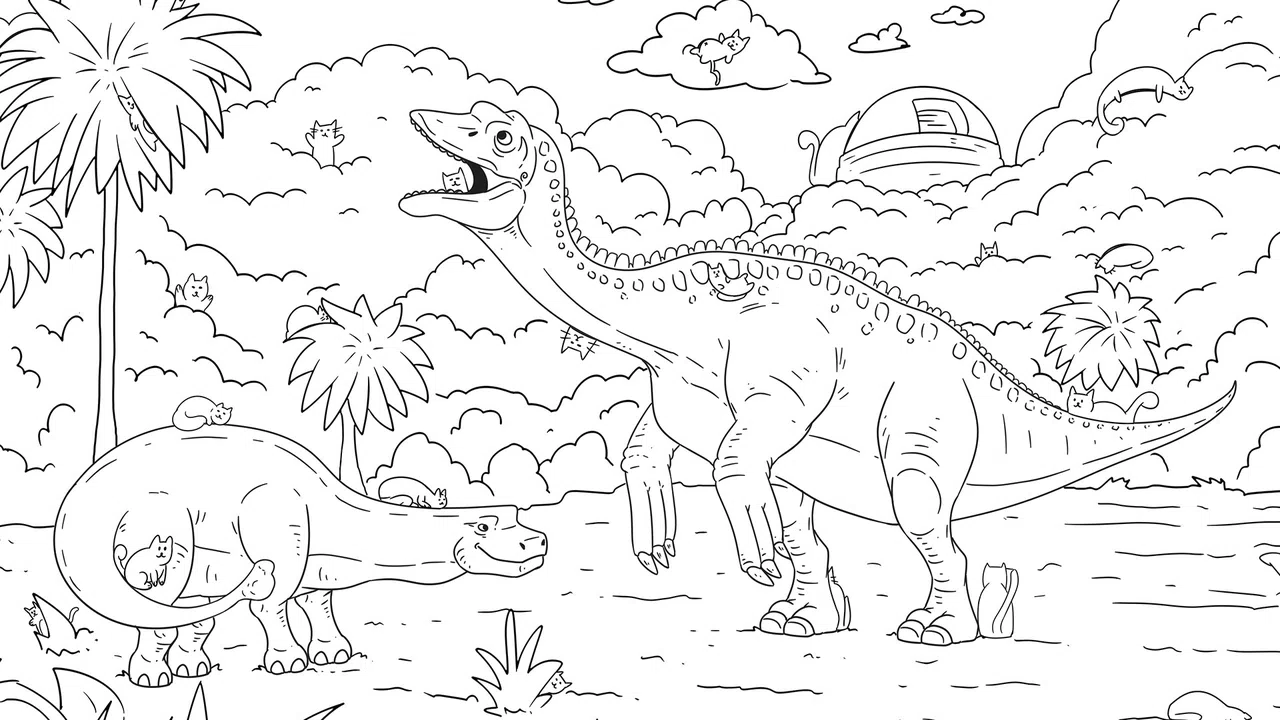 Dino Cats Screenshot 0