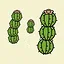 Cacti king icon