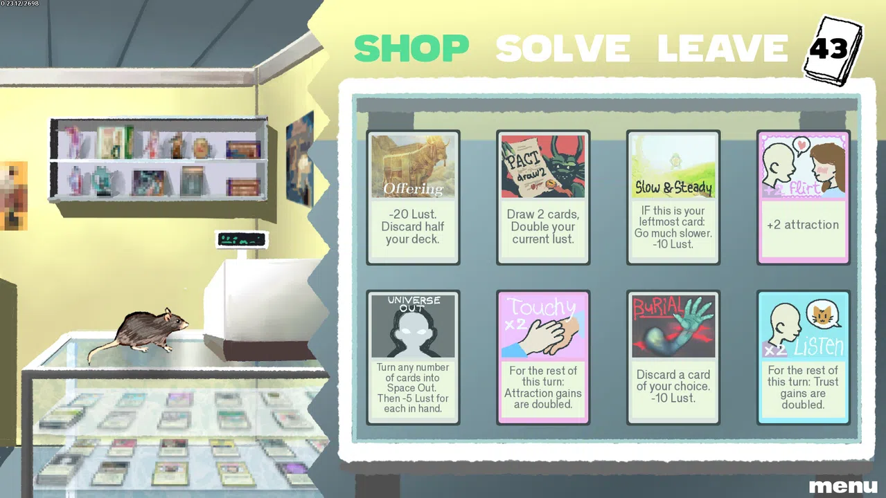 Dating Joyce: a Deckbuilding Game Screenshot 5