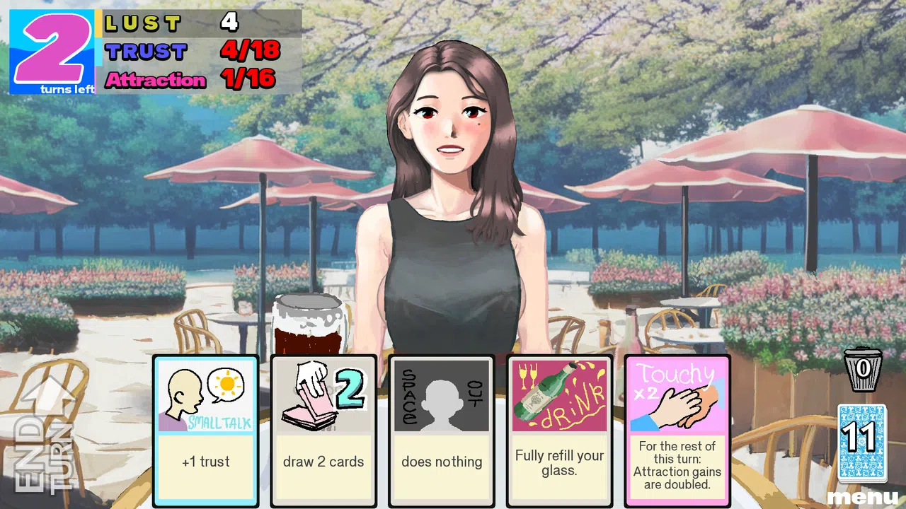 Dating Joyce: a Deckbuilding Game Screenshot 0