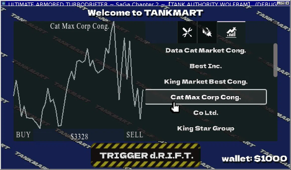 ULTIMATE ARMORED TURBODRIFTER ~ SaGa Chapter 2 ~【TANK AUTHORITY WOLFRAM】 Screenshot 5