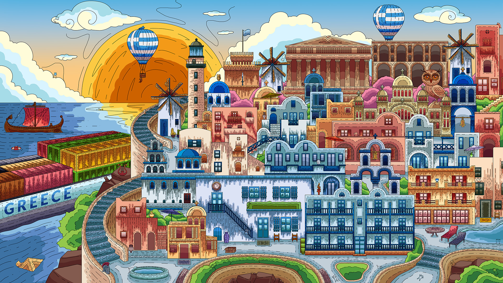 100 Greece Cats Screenshot 1