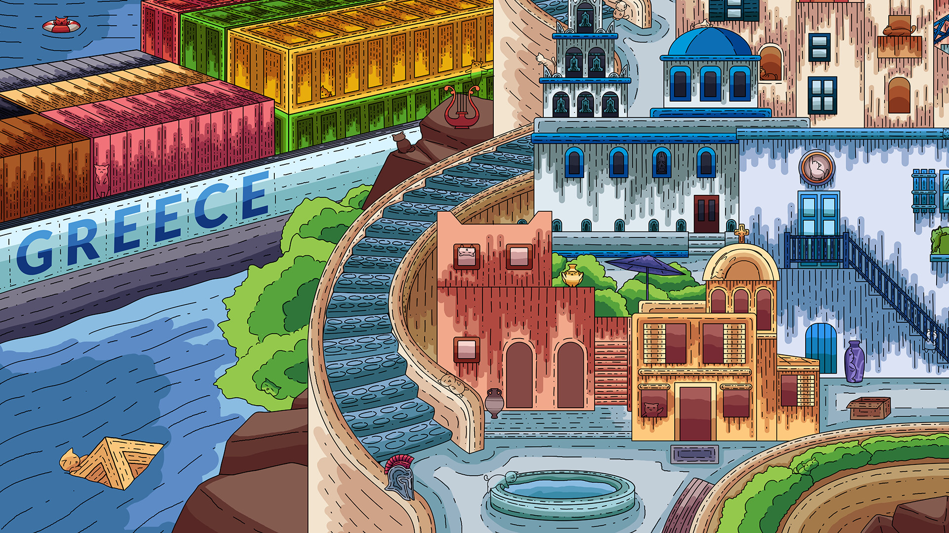 100 Greece Cats Screenshot 8