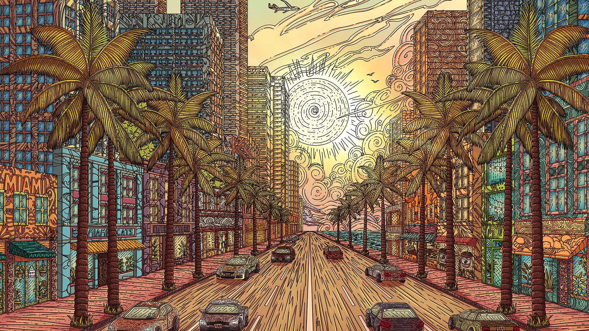 100 Miami Cats Screenshot 0