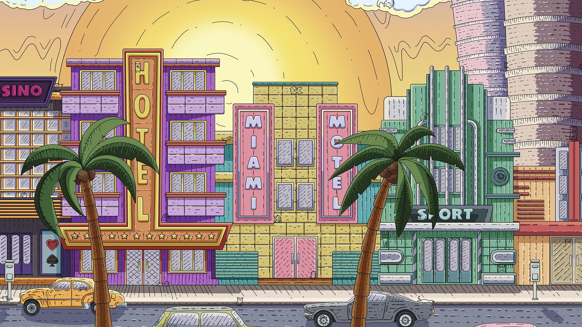 100 Miami Cats Screenshot 3
