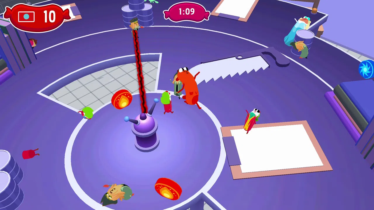 Sausage Wars: Laser Massacre Screenshot 5