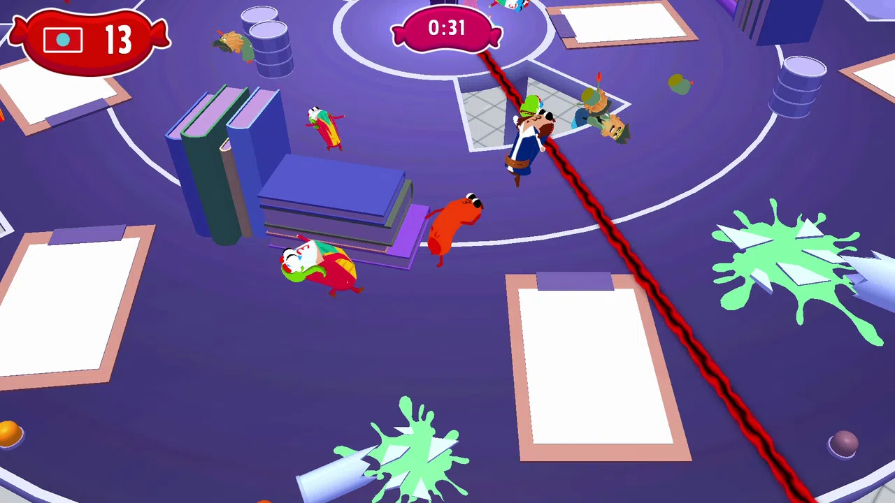 Sausage Wars: Laser Massacre Screenshot 3
