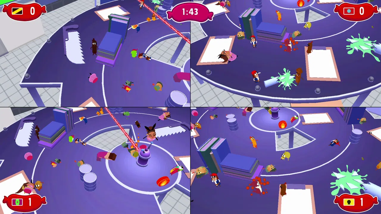 Sausage Wars: Laser Massacre Screenshot 4
