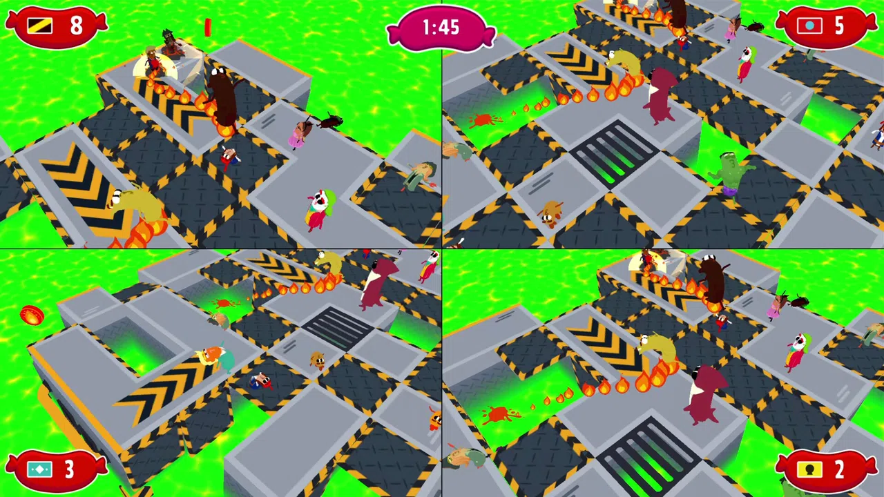 Sausage Wars: Trapdoor Hell Screenshot 2