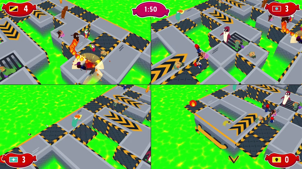 Sausage Wars: Trapdoor Hell Screenshot 4