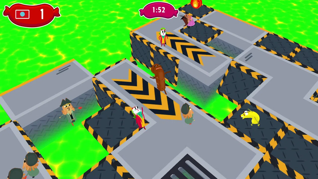 Sausage Wars: Trapdoor Hell Screenshot 3
