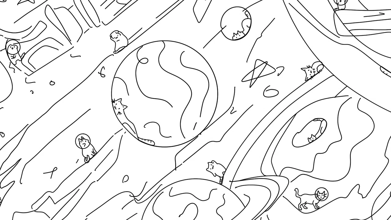 100 Space Cats Screenshot 0