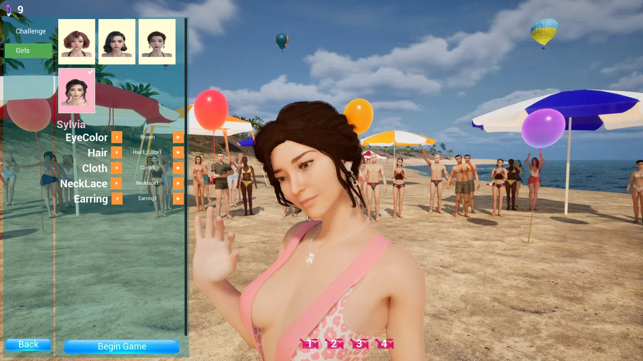Beauty Girl Chronicles: Island Obstacle Challenge Screenshot 5