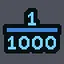 1 in 1000 icon