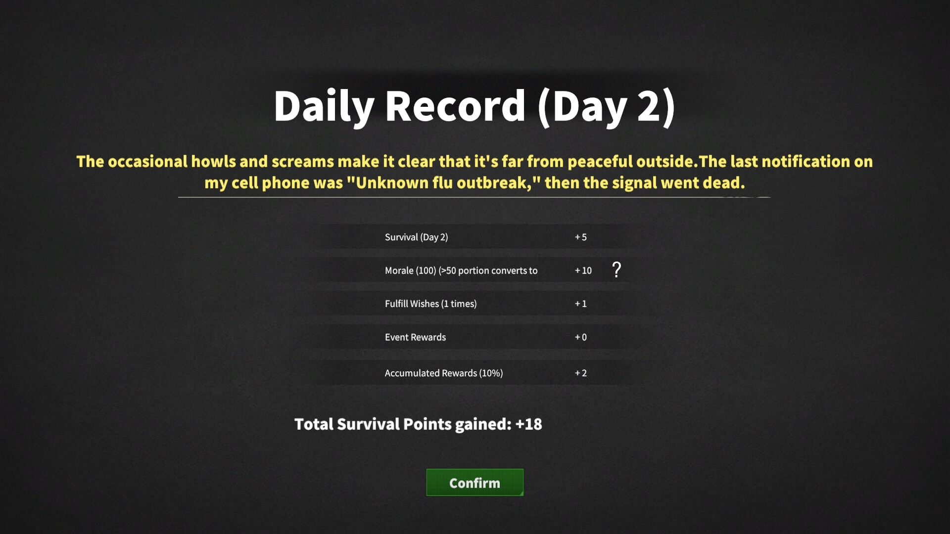 Survival Log Screenshot 9