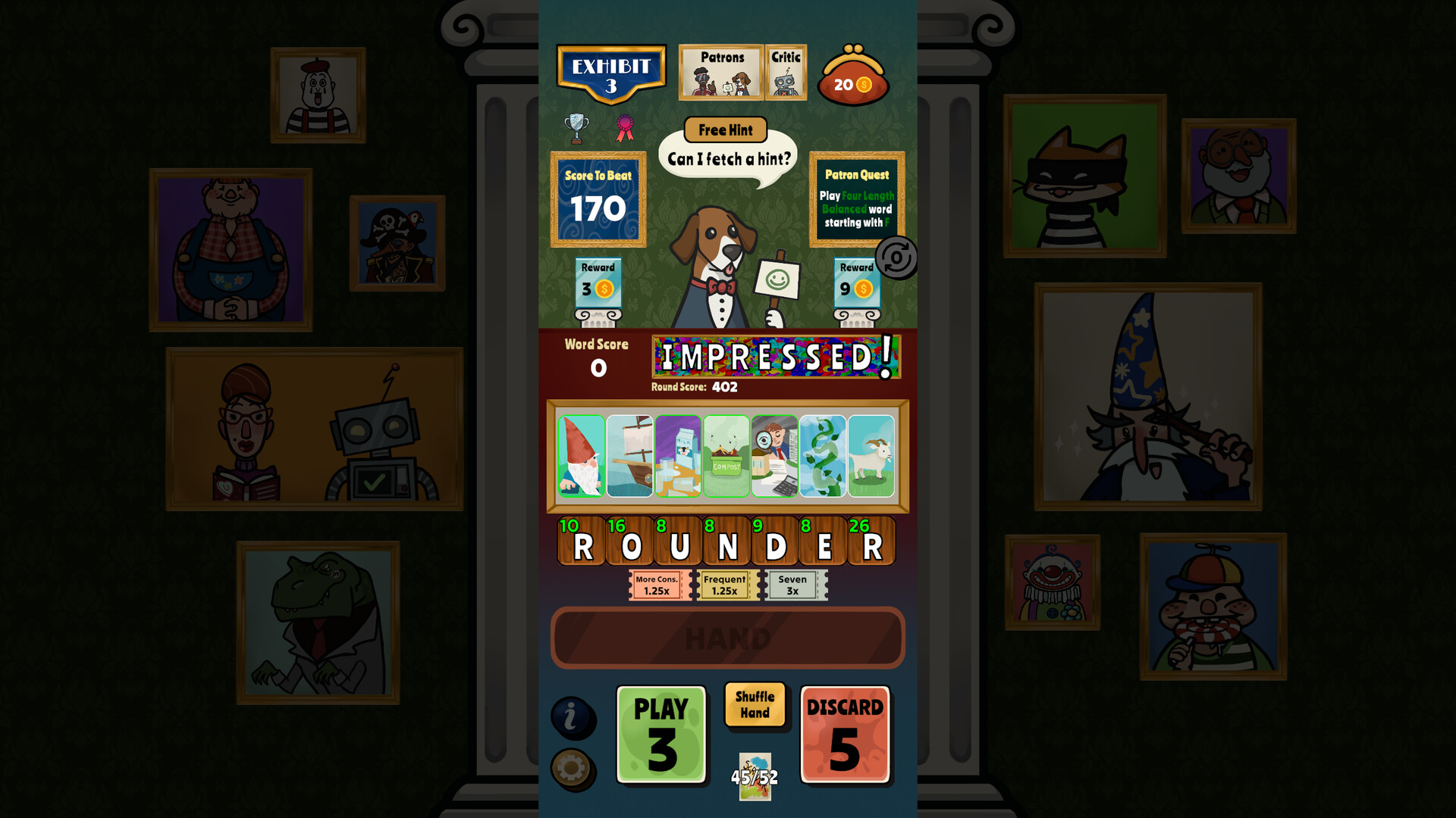 Scriver: A Word Game Screenshot 2