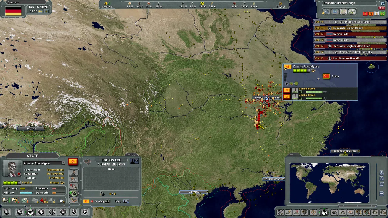 Supreme Ruler Global Outbreak DLC Screenshot 0