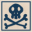 Warning: slippery surface icon