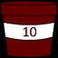 Level 10 Coffees Collected icon