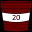 Level 20 Coffees Collected icon