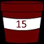 Level 15 Coffees Collected icon