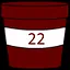 Level 22 Coffees Collected icon