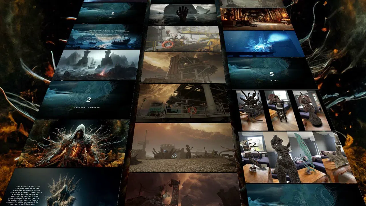 Waking Tides Art Book Screenshot 0