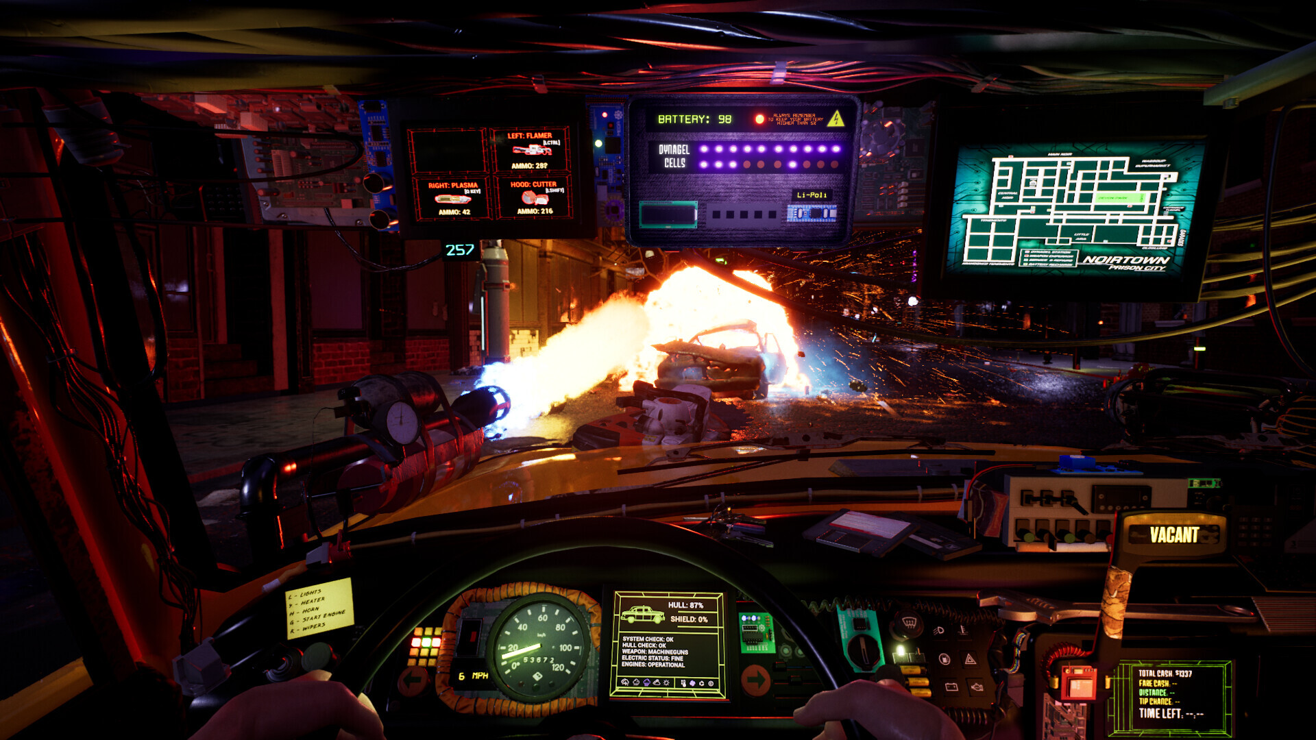 CyberTaxi: Lunatic Nights Screenshot 1