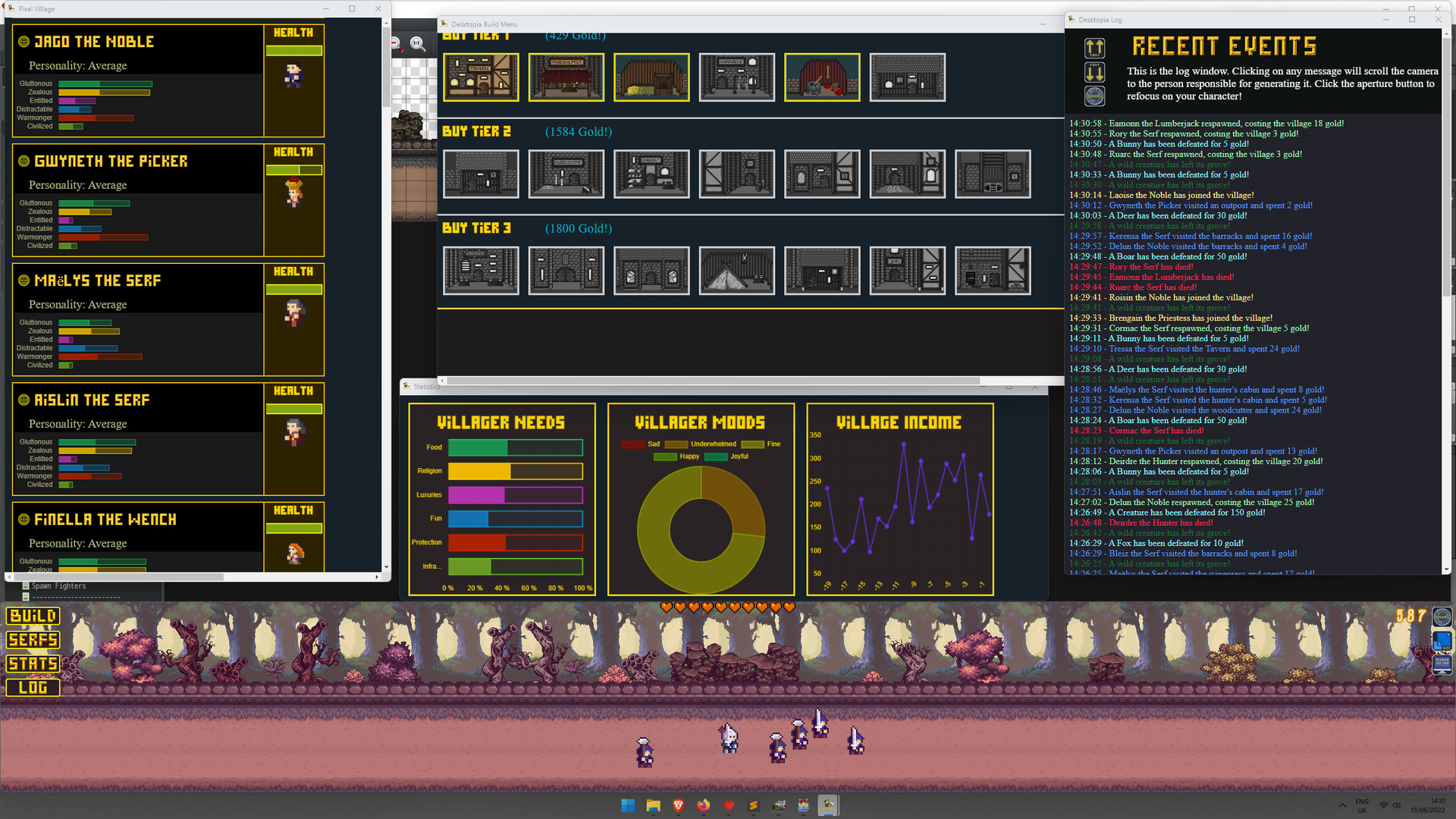 Desktopia: A Desktop Village Simulator Screenshot 10