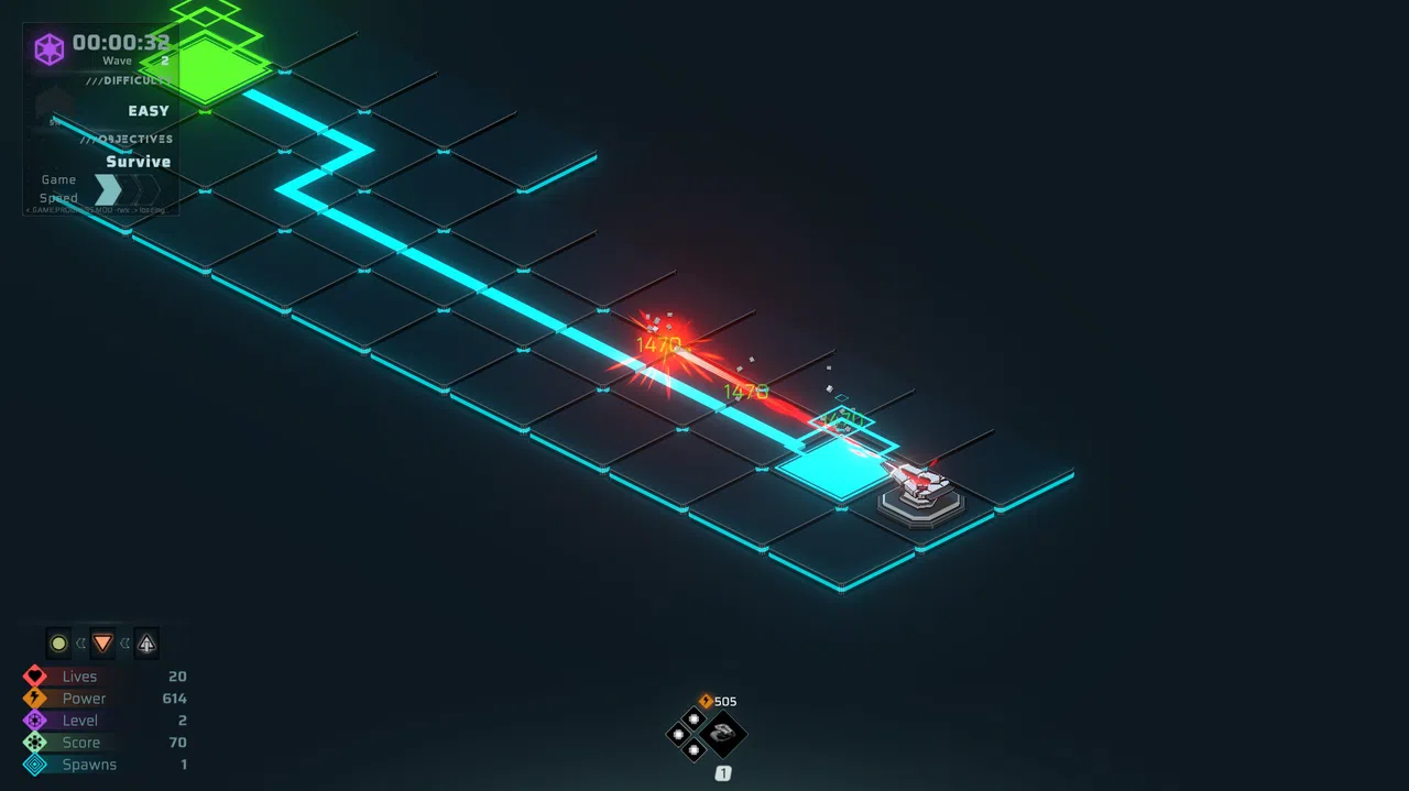 Neon Grid Defenders Screenshot 11