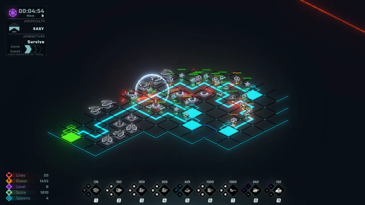 Neon Grid Defenders Screenshot 12